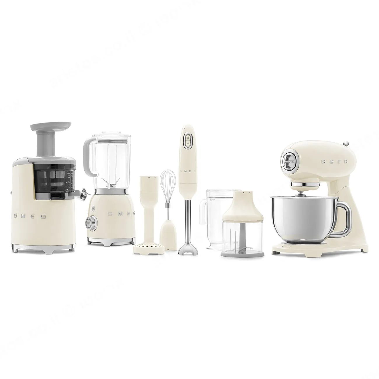 SMEG בלנדר צבע שמנת מסדרת 50's Retro Style,תוצרת SMEG דגם BLF01CREU — תמונה 4